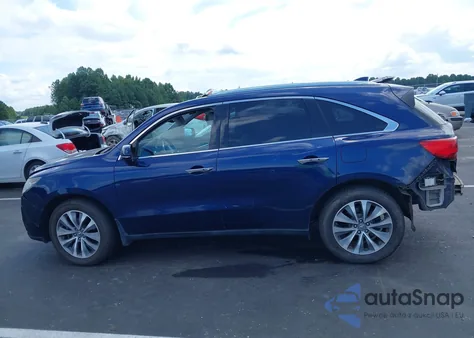 2015 Acura Mdx Technology Package from USA, damaged, VIN 5FRYD4H46FB007744